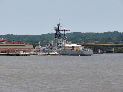 Naval vessel at the Navy Yard