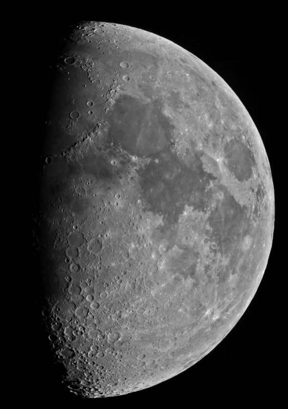 8.2 day-old Moon large
