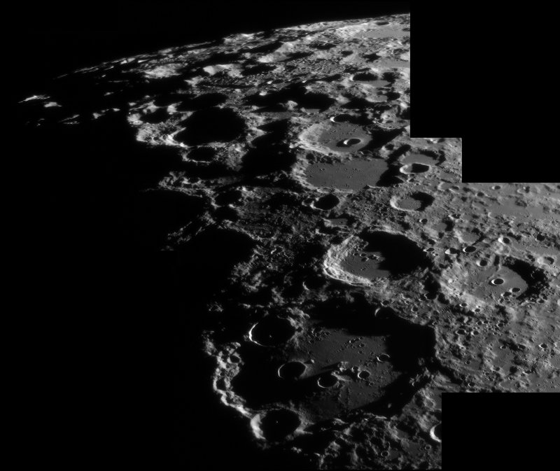 Clavius at sunset