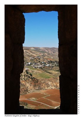Peering out from Kerak Castle