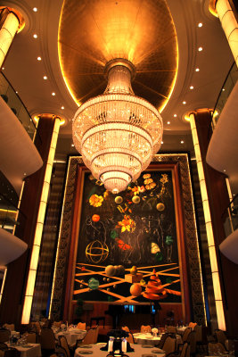 Main dining room on the Oasis of the Seas