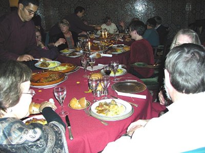 047 Marrakech - farewell dinner - Dining like royalty.JPG