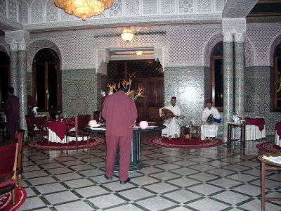 060 Marrakech - farewell dinner - Main entrance room.JPG