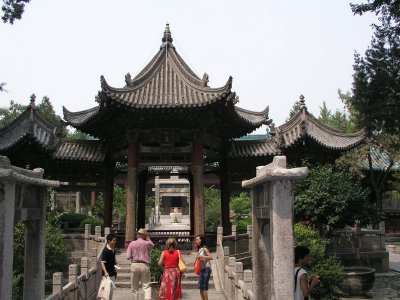 Xian mosque gates and gardens