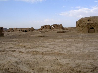 Jiaohe ruins well-preserved due to dry climate