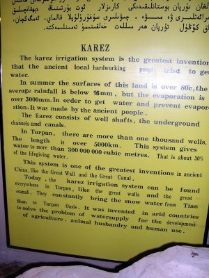 The incredible Turfan karez irrigation system