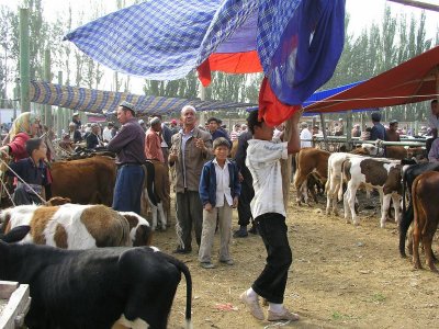The world-famous Kashgar Sunday Market