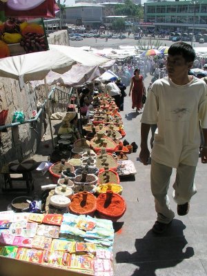 Tashkent market - stairway of spices
