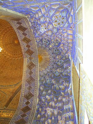 Inside Timur's masoleum