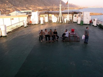 Port of Turkmenbashi - aboard the freighter, early evening