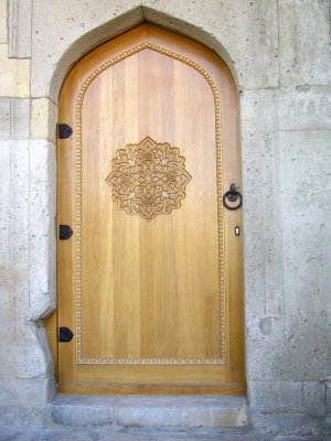 Baku - castle/fortress - handsome carved door