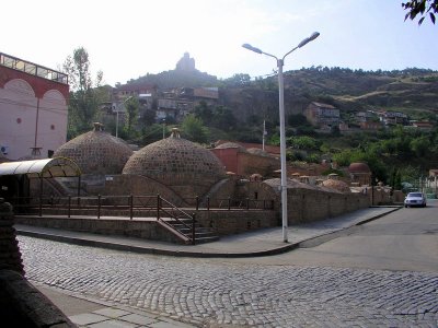 Tbilisi, Georgia - view of sulphur baths