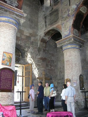 Tbilisi, GA - ancient Anchiskhati church - interior