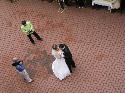 Trabazon, Turkey - wedding below our hotel room