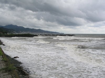 View of Black Sea, near Samsun, Turkey