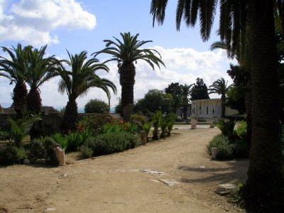 Carthage - walkway to baths complex