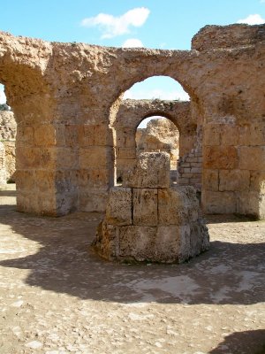 Inside Carthage baths