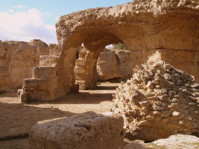 Inside Carthage baths