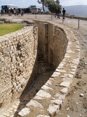 Dougga - excavated Roman street