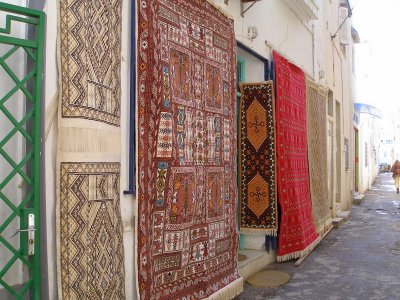 Nabeul - carpet shop