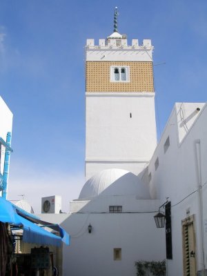 Hammamet Medina - Mosque minaret