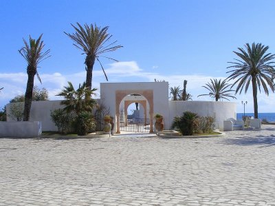 Hammamet - beach structure