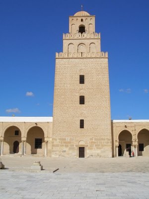 Kairouan - Great Mosque - minaret