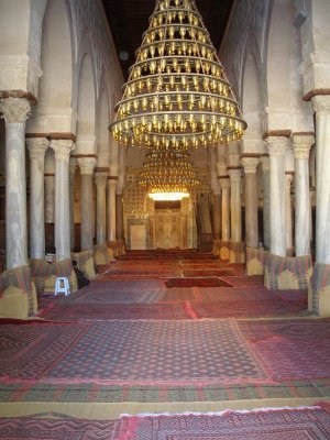 Kairouan - Great Mosque - interior
