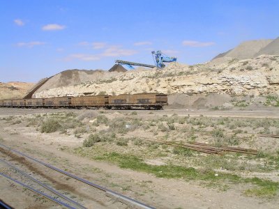 Phosphate mining works, Red Lizard train excursion