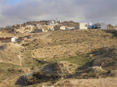 View of old village, enroute to Matmata