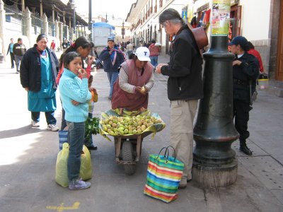 me buying cactus fruit on the street