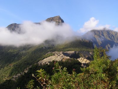 Machu Picchu from the base of Huayna Picchu