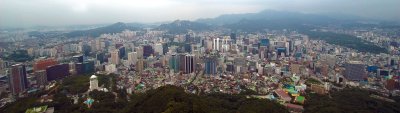 City View From N Seoul Tower