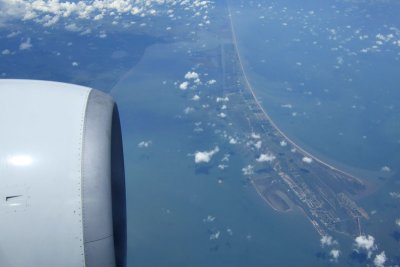 Over Texas Gulf Coast