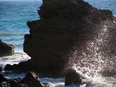 Rock profile and sea