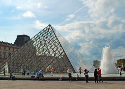 Louvre-Pyramid and Fountain