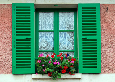 Monet's House Lace Curtains