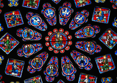 Detail of Rose Window at Chartres