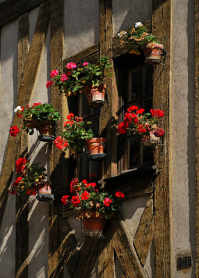 Chartres Window Flower Pots