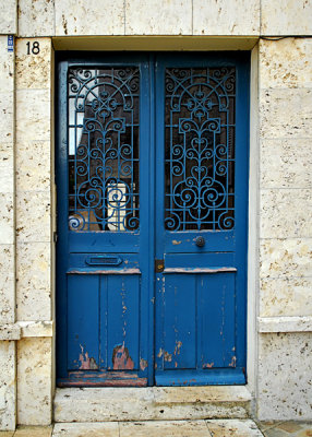 Blue Doors at Chartres