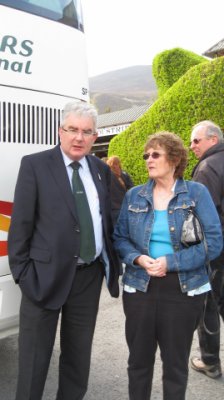 Linda and our tour guide, Martin Hewitt