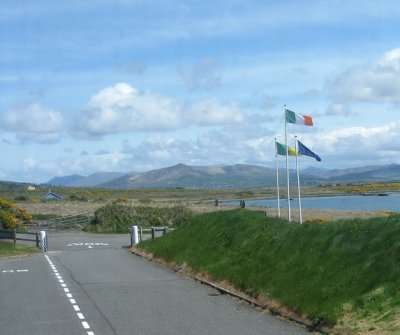 Flags of County Kerry, Ireland, and the EU