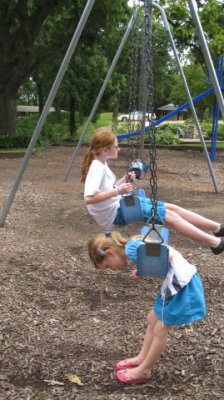 On the swings