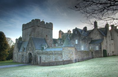 Drum castle in winter...