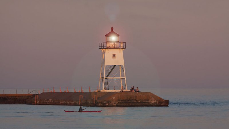 Grand Marais Harbor Light