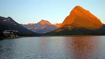 Swiftcurrent Lake Sunrise