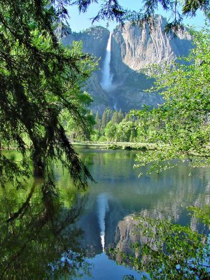 Yosemite Falls & Reflection