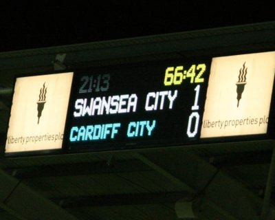 Swansea City v Cardiff City Sept 2008