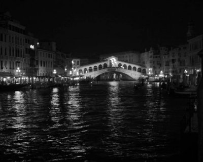 Rialto Bridge at Night