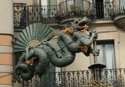 Chinese Dragon in Barcelona